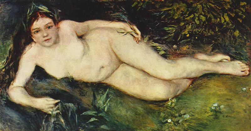 Pierre-Auguste Renoir Nymphe an der Quelle Sweden oil painting art